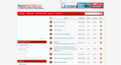 Desktop Screenshot of baptisttop1000.com